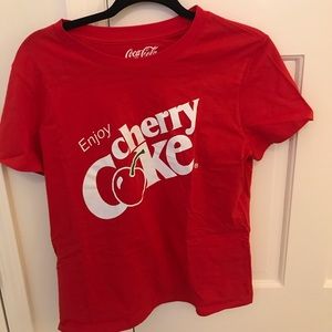 Forever 21 Cherry Coke T-Shirt in Red